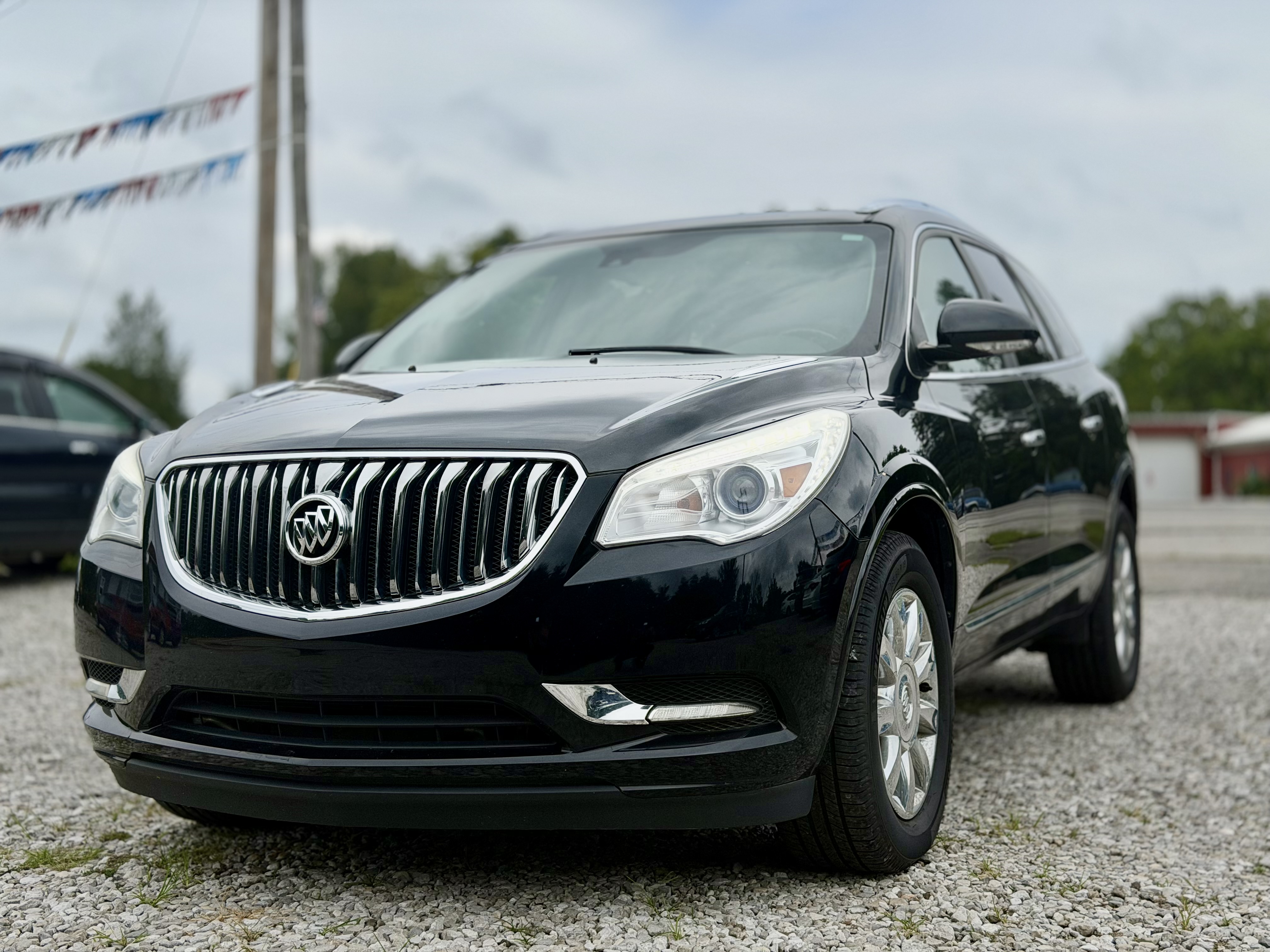 Black 2014 Buick Enclave front view