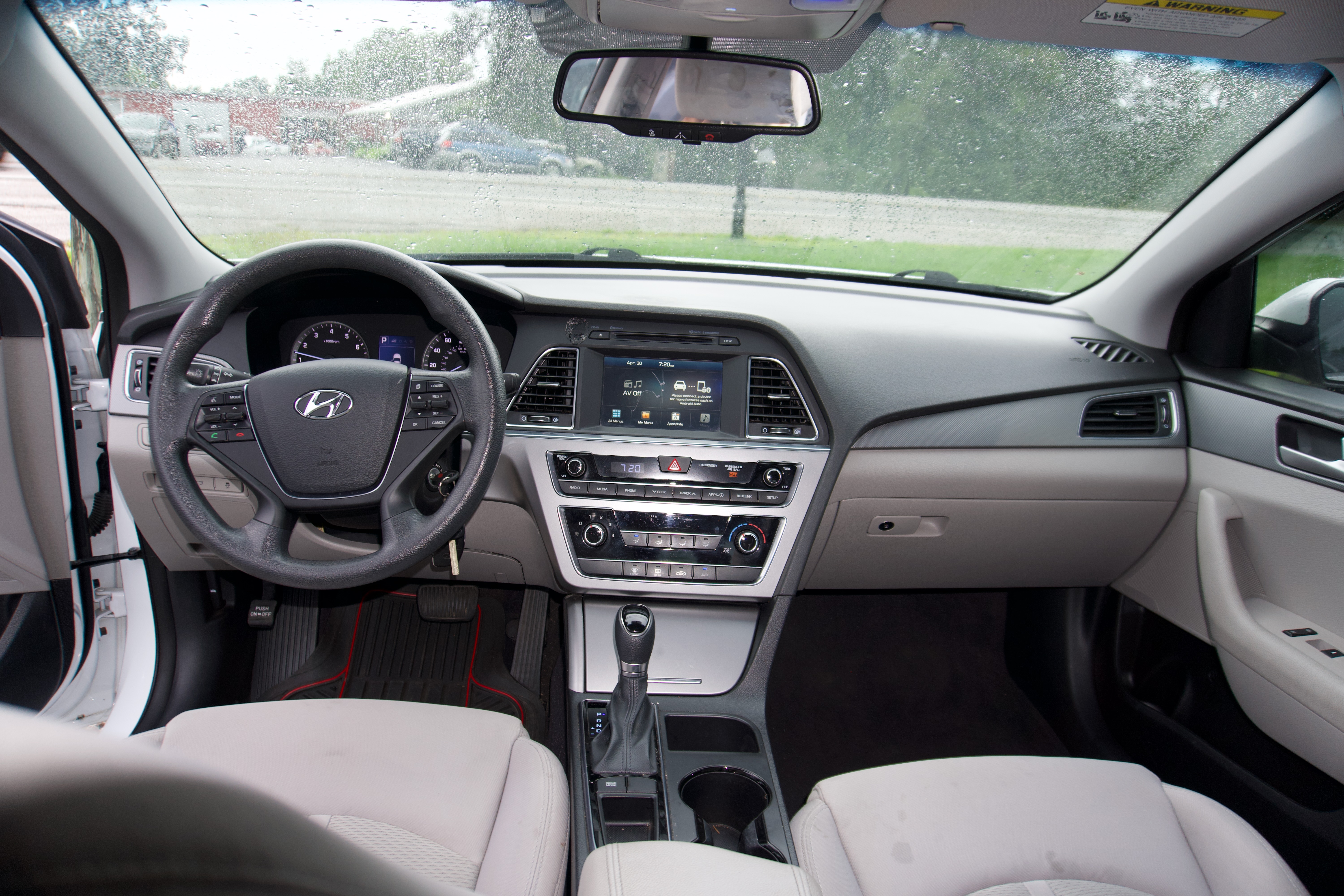White 2016 Hyundai Sonata SE driver-side front view